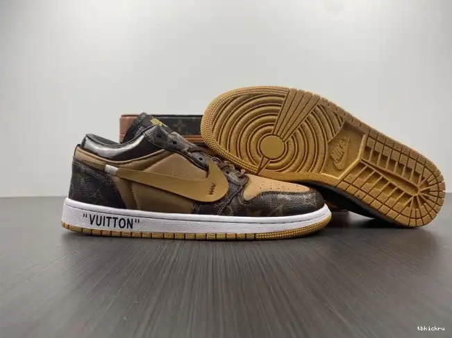 Reps TBkick x AJ1 LOW Air Off-Louis 1 Jordan OW 0617